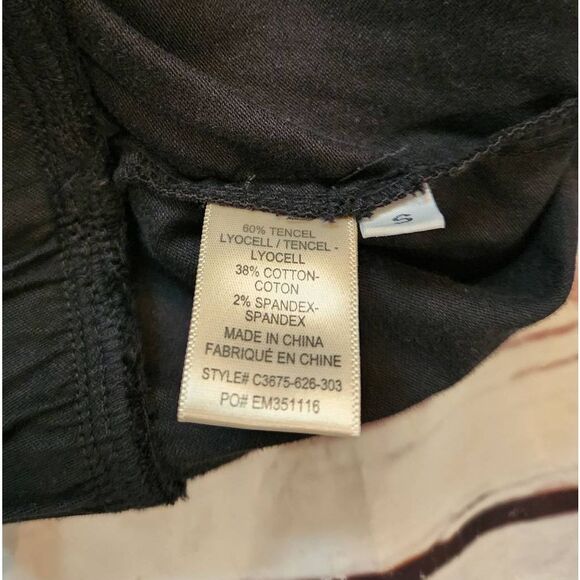 Anthropologie Cloth & Stone Black Joggers Size Small - Picture 6 of 6